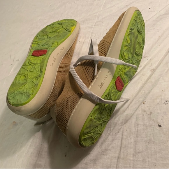 On Foot 14001 Sneaker perforated leather Spain tan women's size 9 cushioned shoe - Picture 6 of 10